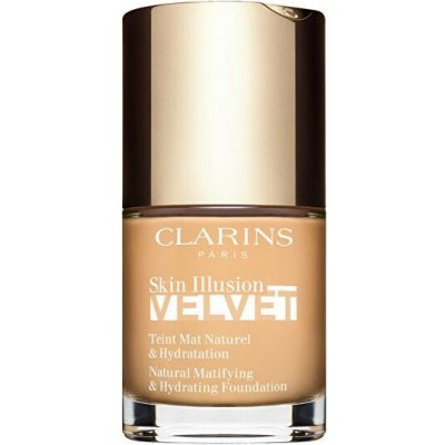 Clarins Matujúci make-up Skin Illusion Velvet ( Natura l Matifying & Hydrating Foundation) 30 ml (Odtieň 107C)