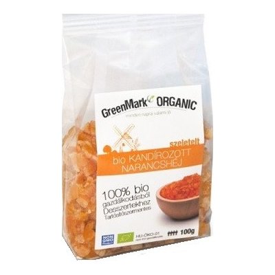 GreenMark organic bio Kandizovaná pomarančová kôra 100 g