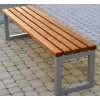 HTI Lavička Mono Délka latí: 1750 mm, Typ ukotvení: dlouhé (k zabetonování), Barva konstrukce: zinek