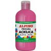 Alpino Fľaša akrylové farby do školy 250ml. magenta