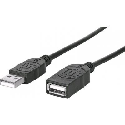 Manhattan Hi-Speed USB Extension Cable A-A M/F 1,8m black 338653