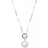 JwL Luxury Pearls Strieborný náhrdelník s pravou perlou JL0454