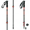Trekingové palice HIGH COLORADO Sherpa Black/Red 105 - 135 cm Červená Nastaviteľné