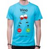 Fajntričko Vin Vinárske tričko - Víno volá Phone