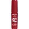 NYX Professional Makeup Smooth Whip Matte Lip Cream rúž s našľahanou textúrou na dokonalé vyhladenie pier 14 Velvet Robe 4 ml
