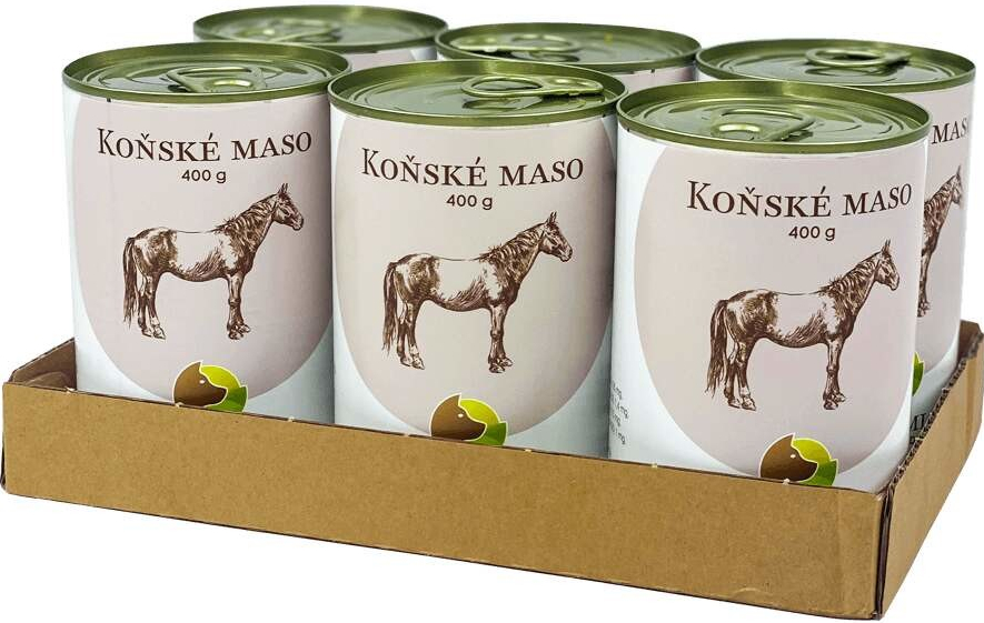 Bohemia Pet Food koňské mäso vo vlastnej šťave 6 x 400 g