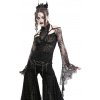 tričko gotický and punk DEVIL FASHION Black Gothic Retro Sexy Čierna