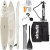 Paddleboard VIRTUFIT Racer 381 Béžová + príslušenstvo