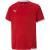Juniosrské futbalové tričko Puma, TEAM LIGA JERSEY JR červená,biela 164