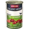 Animonda GranCarno konzerva hovězí, kachní srdce 400 g