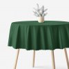Goldea vianočný okrúhly teflónový obrus - tmavo zelený Ø 120 cm