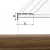 EFFECTOR Schodová lišta A31 Orech Chille 270 cm samolepiaca