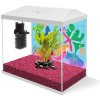 Aquael Leddy Mini akvarijný set biely 19 l