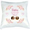 Vankúš s fotkou Babka objatie 40x40 cm FOTOpošta