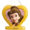 Dekora Narodeninová sviečka - Princezná Bella (srdce) 5,5 cm 1 ks