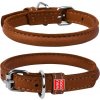 Kožený obojok pre psa klasický Waudog veľkosť 17-20cm, šírka obojku: 6mm