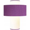 Dizajnová stolná lampa Emilio Purple