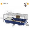 Ferplast Rabbit 120 Klietka pre zajace a morčatá 118 x 58,5 x 49,5 cm