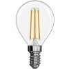 Emos LED žiarovka Filament Mini Globe 3,4 W E14 teplá biela