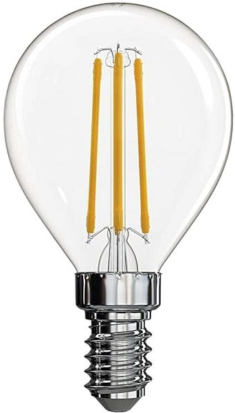Emos LED žiarovka Filament Mini Globe 3,4 W E14 teplá biela