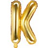 Party Fóliový balón písmeno K gold na párty