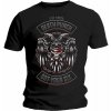 Five Finger Death Punch Tričko Biker Badge Unisex Black 2XL