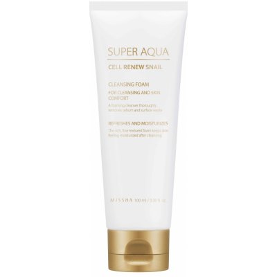 Missha Super Aqua Cell Renew Snail Cleansing Foam čistiaca pena so slimačím extraktom 100 ml