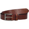 Hnedý kožený pánsky opasok Lerros Norbung