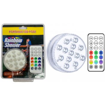 HomePRO 16315 Vodotesné LED RGB svetlá s diaľkovým ovládaním, 2 ks