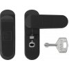 MPkovania PD - Otočná západka s uzamykaním, CIM - čierna matná (RAL9005)