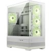 Počítačová skrinka MAG Pano 110R PZ White s ARGB ventilátormi