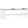 Hansgrohe Xelu Q Umývadlová skrinka, 50x136x55 cm, 4 zásuvky, lesklá biela/matná biela 54086700-HG