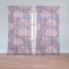 Sablio Záclony Ružové obláčiky: 2ks 150x250cm