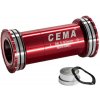 CEMA BEARING Stredové zloženie MTB CEMA BB86-BB92 SRAM GXP CERAMIC INTERLOCK - Červená