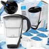 Filtračná kanvica Dafi Crystal Led 2 l čierna