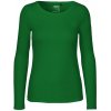 Neutral Dámske tričko s dlhým rukávom z organickej Fairtrade bavlny - Zelená | XS