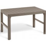 ALLIBERT LYON RATTAN TABLE cappuccino