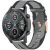 Nylonový remienok Stripe Weave pre Huawei Watch GT 22mm / Watch GT2 46mm, šedý