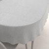 Biante Dekoračný oválny obrus BKW-251 Svetlo sivý žíhaný 50x100 cm