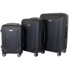 Sada 3 kufrů T-class 796, M, L, XL, ABS, TSA zámek (černá)