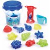 Vedro set delfín Bucket Dolphin Écoiffier 21 cm výška priesvitný s 12 doplnkami od 18 mes