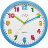 JASNĚNA VLÁHOVÁ Detské nástenné hodiny JVD sweep modré