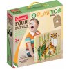 Quercetti Four Puzzle Ohrozené zvieratá 80711