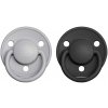 BIBS De Lux cumlíky z prírodného kaučuku cloud/black 1×2ks - veľkosť 2