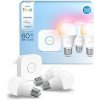 Štartovacia sada Philips Hue Essential Bluetooth, 8 W, E27, White and Color Ambiance (3 ks) + Bridge kit (929004235411)