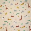 Bio bavlnený popelín so zvieratkami 1 m