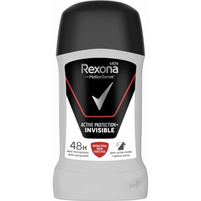 Rexona Men Active Protection + Invisible tuhý antiperspirant 50 ml