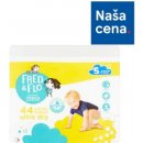 Tesco Fred & Flo Ultra Dry plienky 5 Junior 44 ks