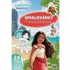 Omalovánky A4 se samolepkami Vaiana 2