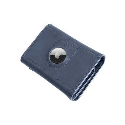 FIXED Tripple Wallet pre AirTag z pravej hovädzej kože (FIXWAT-TR2-BL) modrá